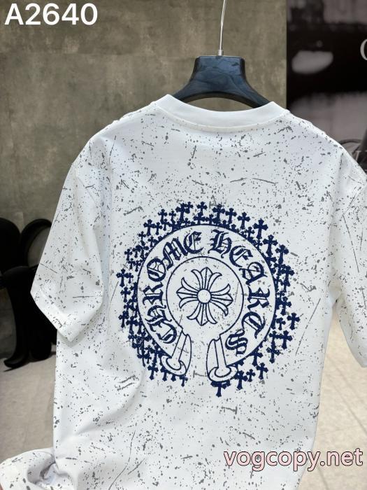 偽 ブランド サイト人気定番大人気 肌触りがとても良い 数量限定超特価CHROME HEARTS半袖Tシャツ_0_0