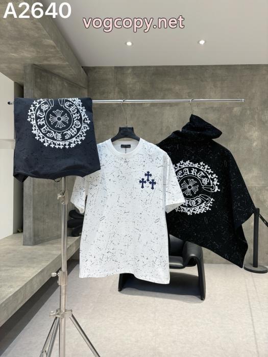 偽 ブランド サイト人気定番大人気 肌触りがとても良い 数量限定超特価CHROME HEARTS半袖Tシャツ_0_2