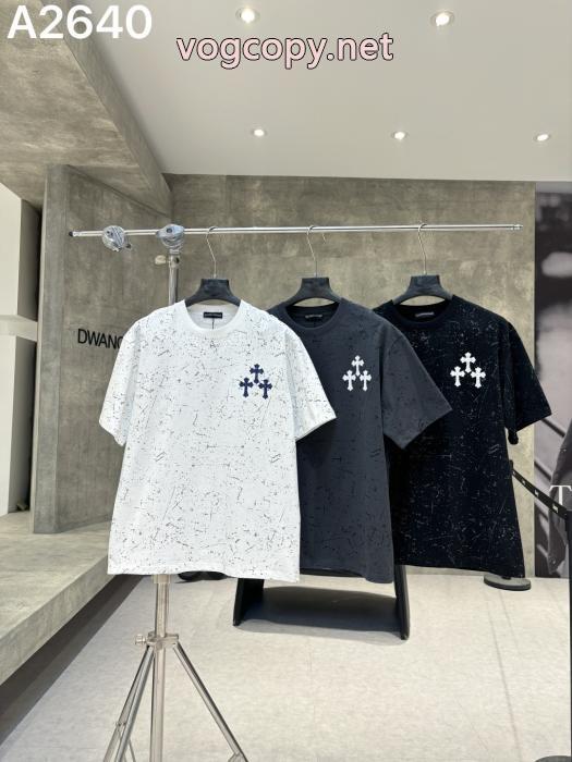 偽 ブランド サイト人気定番大人気 肌触りがとても良い 数量限定超特価CHROME HEARTS半袖Tシャツ_0_3