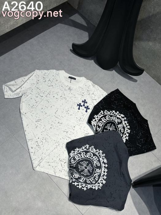 偽 ブランド サイト人気定番大人気 肌触りがとても良い 数量限定超特価CHROME HEARTS半袖Tシャツ_0_4