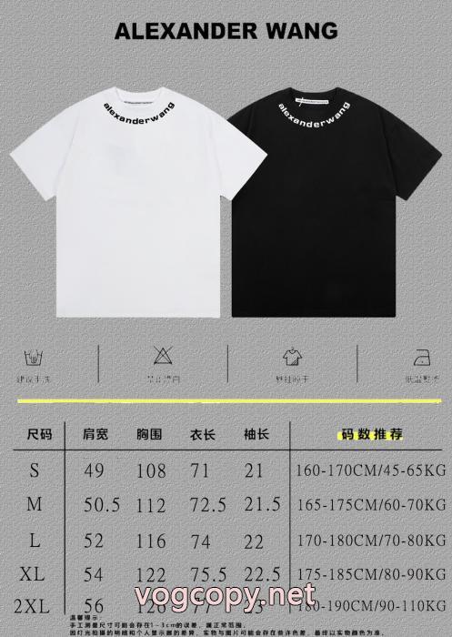 半袖Tシャツ絶大な人気を誇る 今季はファション感漂う 全国無料得価ブランド コピー 品ALEXANDER WANG_0_4