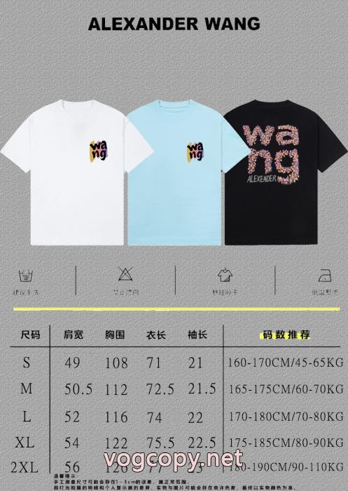 品質保証定番 破格値大放出 いろいろ選べる半袖TシャツALEXANDER WANG激安 ブランド_0_3