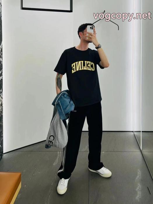 半袖Tシャツ超数量限定 最新ルック 大絶賛の履き心地!ブランドスーパーコピー2026CELINE_0_3