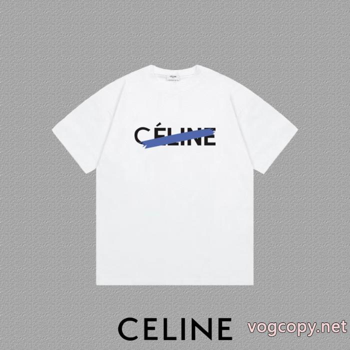大人っぼい 最安値人気 数量限定奇跡の入荷CELINEスーパー コピー 品半袖Tシャツ_0_0