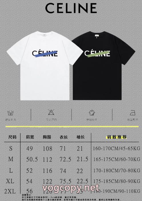 大人っぼい 最安値人気 数量限定奇跡の入荷CELINEスーパー コピー 品半袖Tシャツ_0_3