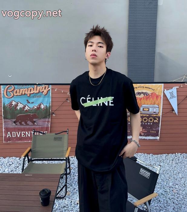 大人っぼい 最安値人気 数量限定奇跡の入荷CELINEスーパー コピー 品半袖Tシャツ_0_5