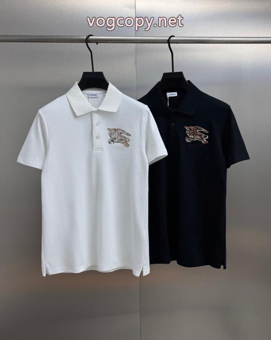 発表の新作モデル フィット感のある 綺麗な半袖poloTシャツBURBERRYブランド スーパー コピー 通販_0_2
