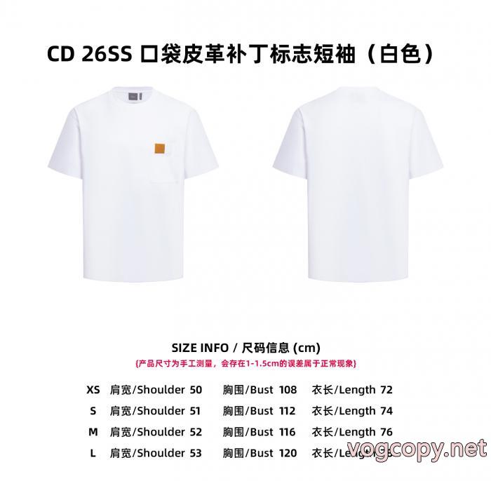 コピー 品 ブランドDior半袖TシャツVIP価格26SS海外発  雑誌掲載ブランド 大胆なスリット上品_0_6