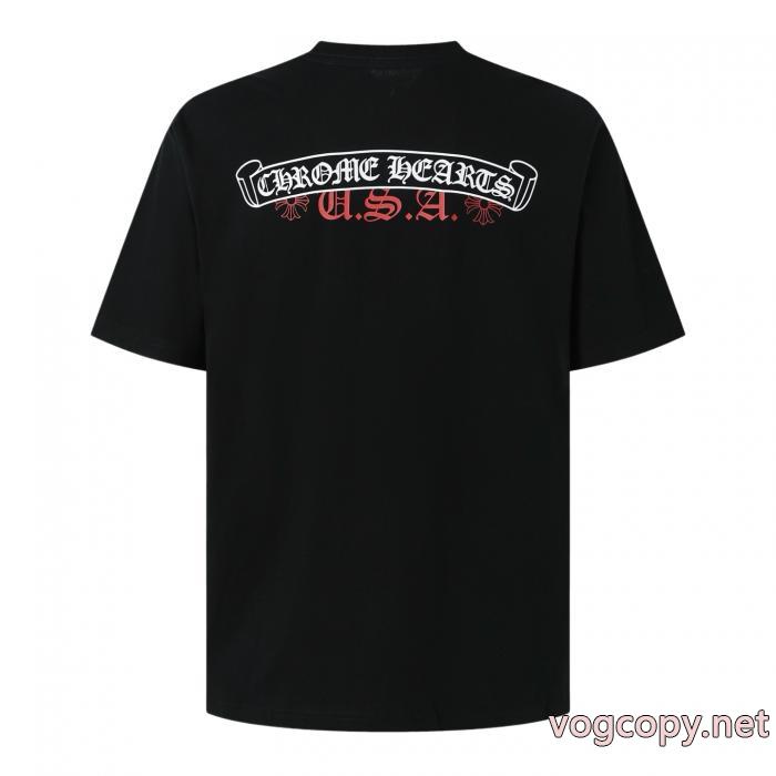 ブランド コピー 安心CHROME HEARTS大流行中 個性的なデザイン  VIP価格人気半袖Tシャツ_0_2