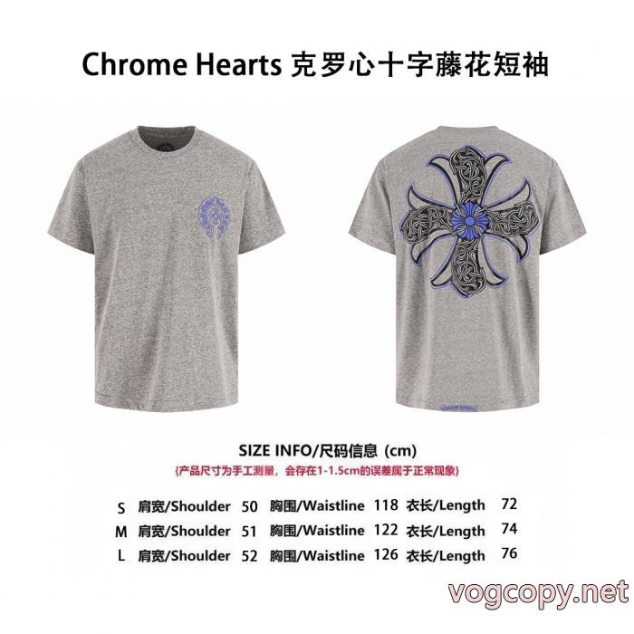 極上の着心地 雑誌掲載アイテム 限定生産品ブランド 偽物 激安 通販半袖TシャツCHROME HEARTS_0_1