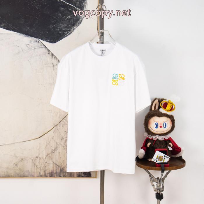 半袖Tシャツ大胆なチェックの人気トレンド 夏らしい品格が漂う 2026新作ブランド 偽物 激安LOEWE_0_4