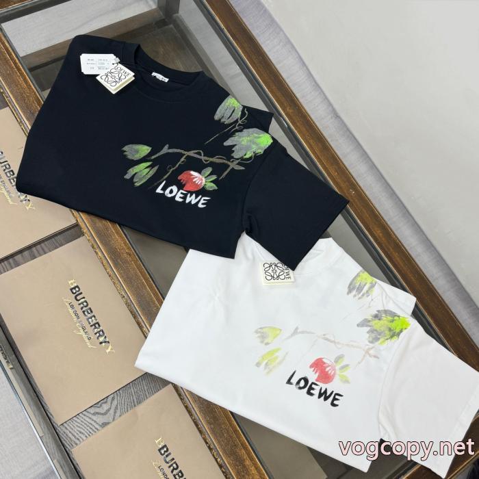 コピー 商品 通販数量限定版人気アイテム 話題沸騰中  有名人同じアイテム半袖Tシャツロエベ_0_2