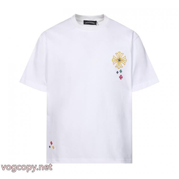 上品キレイ VIPセールで奇跡 透け感優しいブランド アクセサリー 激安半袖TシャツCHROME HEARTS_0_0