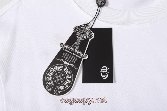 上品キレイ VIPセールで奇跡 透け感優しいブランド アクセサリー 激安半袖TシャツCHROME HEARTS_0_2