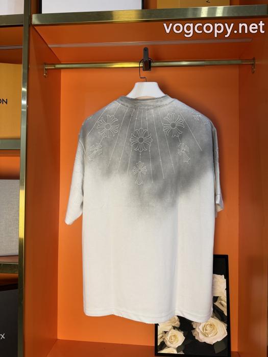 ブランド コピー 優良流行フォルム 超激得260%新品 お洒落な印象半袖TシャツCHROME HEARTS_0_2