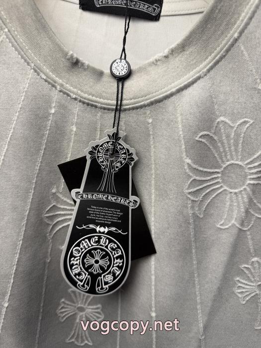 ブランド コピー 優良流行フォルム 超激得260%新品 お洒落な印象半袖TシャツCHROME HEARTS_0_4