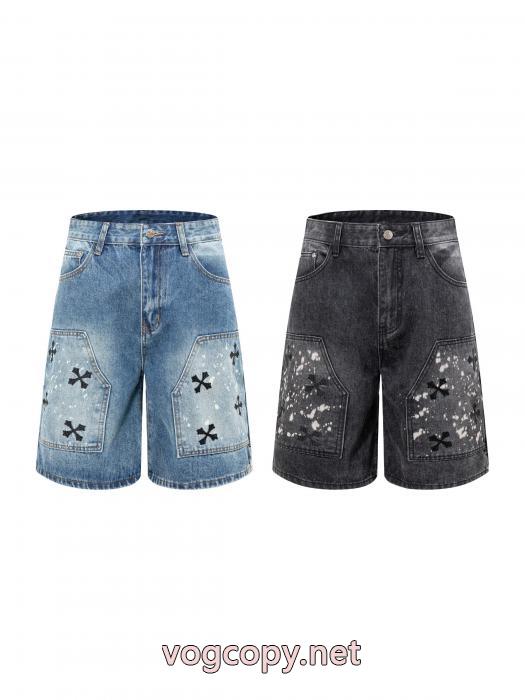 通販 ブランドデニムショートパンツCHROME HEARTS26新作 セール 大人OK 最安値挑戦中 今季大人気新作登場_0_2