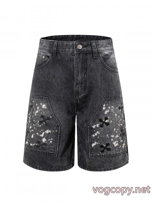 通販 ブランドデニムショートパンツCHROME HEARTS26新作 セール 大人OK 最安値挑戦中 今季大人気新作登場_0_3