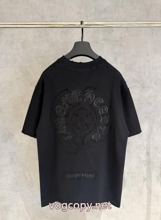 偽物 ブランド 販売絶対欲しい手に入る コレで完璧! 激安セールCHROME HEARTS半袖Tシャツ_0_2