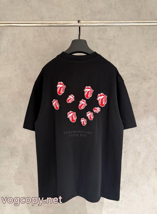 CHROME HEARTS半袖Tシャツ爆発的人気再入荷 清涼感あるカジュアル ギフトに最高コピー 品 販売_0_1