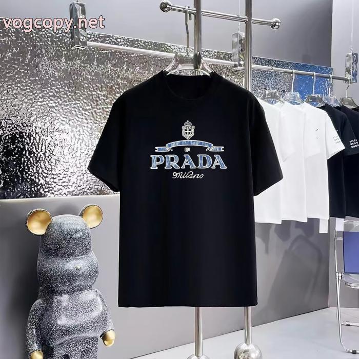 PRADA偽物 ブランド半袖Tシャツ夏季新作品 今年も人気！ 清潔感の高い新品_0_0