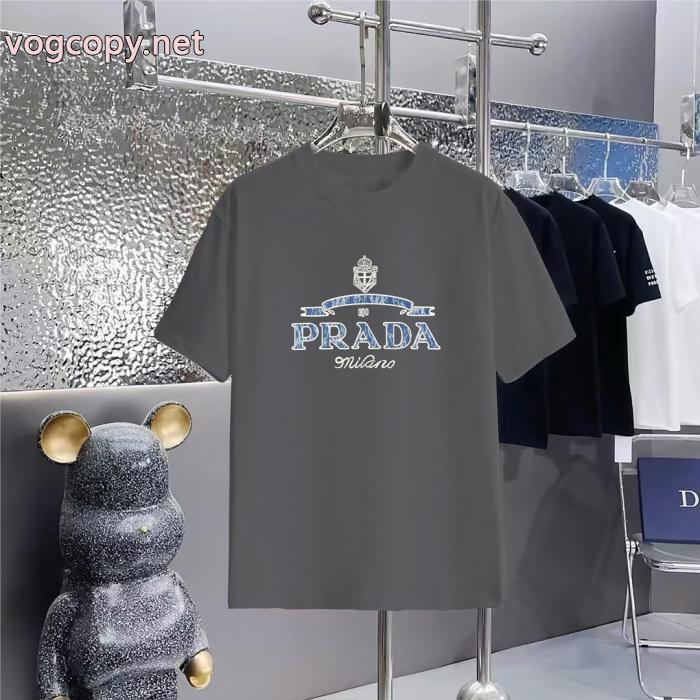 PRADA偽物 ブランド半袖Tシャツ夏季新作品 今年も人気！ 清潔感の高い新品_0_5
