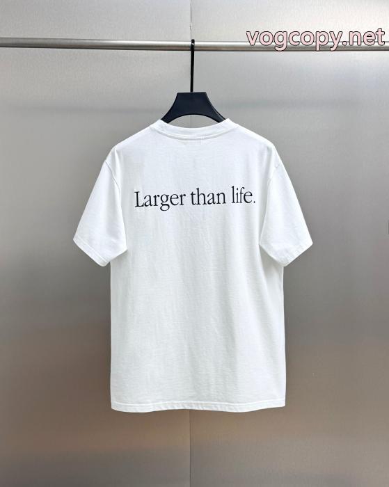 先行販売 インフォーマル 抜群の存在感BALENCIAGA半袖Tシャツブランド 偽物_0_2
