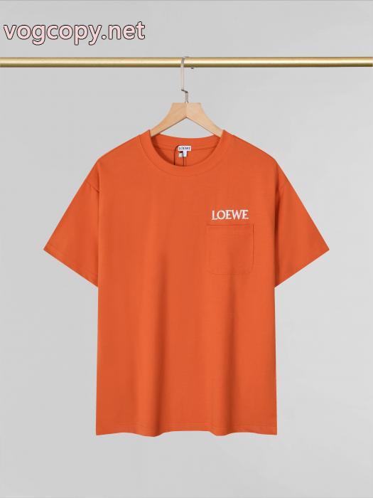 上品で優しい雰囲気に 通勤の定番 国内即発送込半袖Tシャツブランド 通販ロエベ_0_0