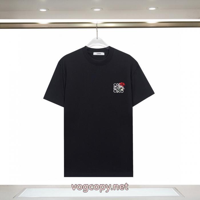 優れたデザイン 限定価格 有名モデル愛用アイテム半袖TシャツLOEWEブランド 通販店_0_2
