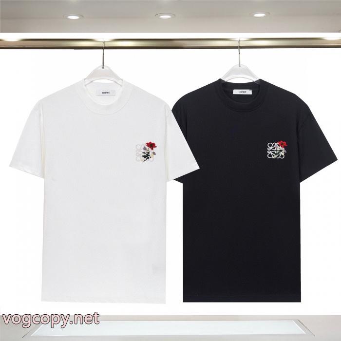優れたデザイン 限定価格 有名モデル愛用アイテム半袖TシャツLOEWEブランド 通販店_0_4