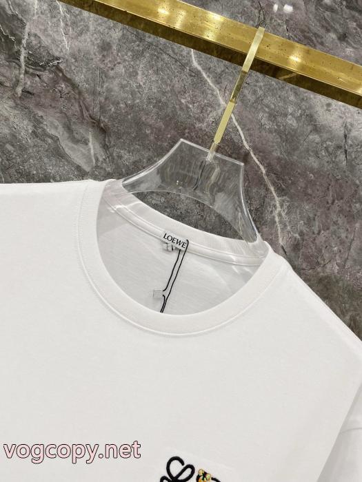 ロエベスーパー ブランド コピー海外限定モデル  完売在庫確保 高級感演出半袖Tシャツ_0_4