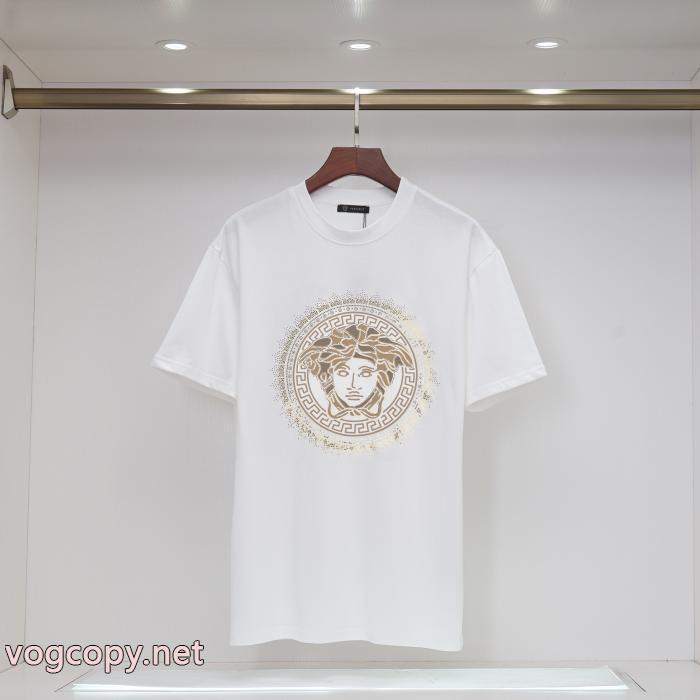 ブランド コピー半袖TシャツVERSACE流行アイテム 大人っぼい ピュアな印象に_0_1