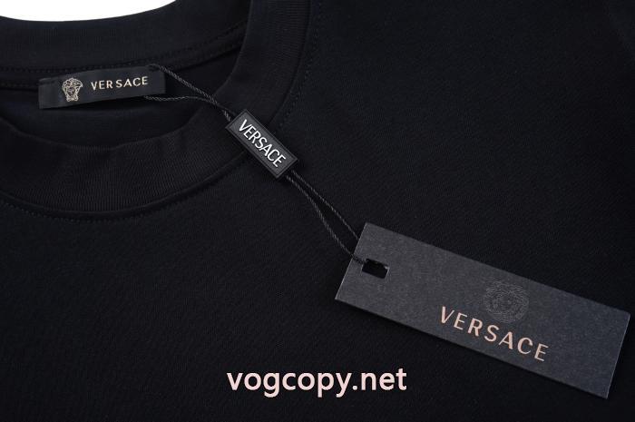 ブランド コピー半袖TシャツVERSACE流行アイテム 大人っぼい ピュアな印象に_0_4