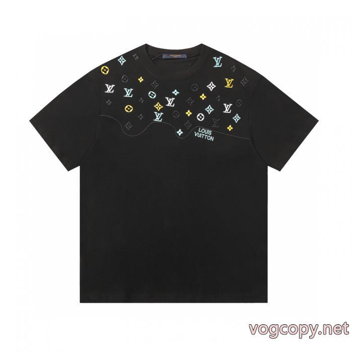 LOUIS VUITTONブランド コピー 品多用途 HOT品質保証 人気商品再入荷半袖Tシャツ_0_2