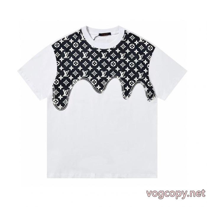 数量限定得価 返品可能送料込 毎シーズン人気が高い半袖Tシャツブランド 品 激安 通販LOUIS VUITTON_0_1