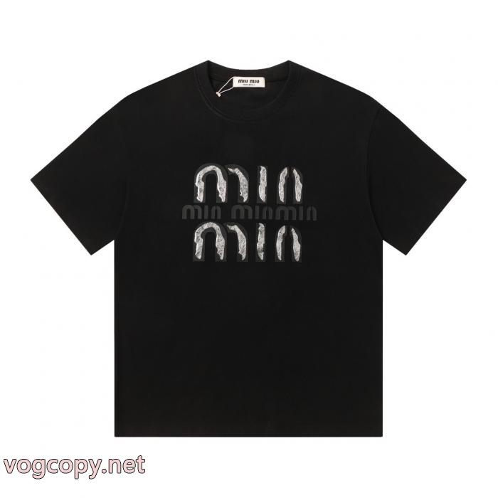 高級ブランド超安特価 好評品 ストリートを感じさせる半袖Tシャツスーパー コピー 品MIUMIU_0_0