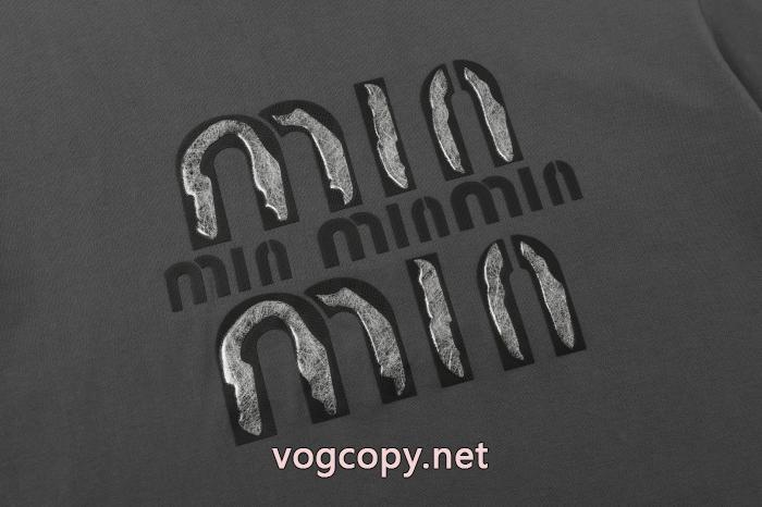 高級ブランド超安特価 好評品 ストリートを感じさせる半袖Tシャツスーパー コピー 品MIUMIU_0_3