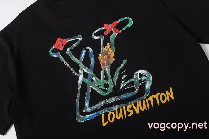 ヘルシー 抜け感重視 現代的な印象 上質で格好い半袖Tシャツブランド コピー 激安LOUIS VUITTON_0_3