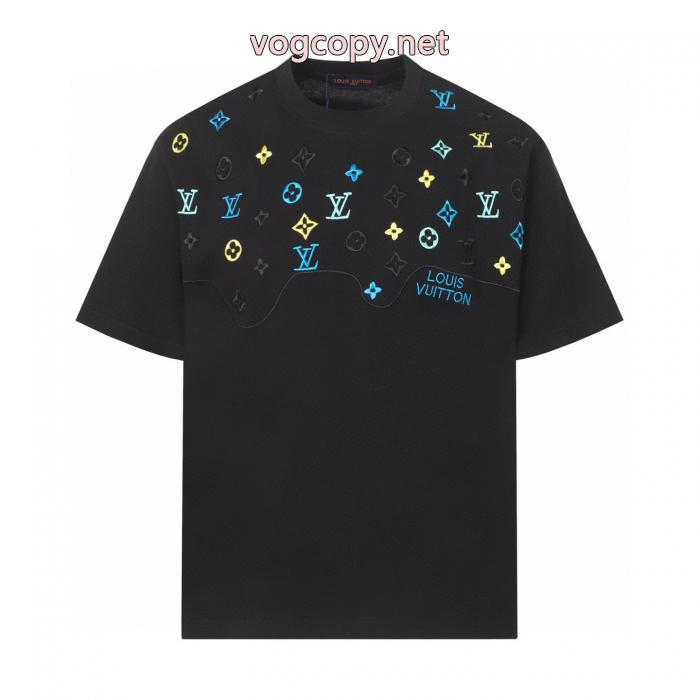 通販 ブランド半袖Tシャツ好評につき継続中 最強の定番コーデ 綺麗なLOUIS VUITTON_0_0