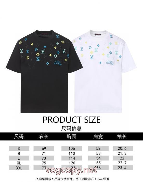 通販 ブランド半袖Tシャツ好評につき継続中 最強の定番コーデ 綺麗なLOUIS VUITTON_0_2