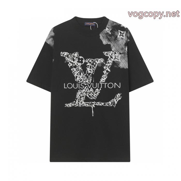 半袖Tシャツ上品カジュアルな雰囲気に 適度な光沢感があり 大人可愛い通販 ブランドLOUIS VUITTON_0_1