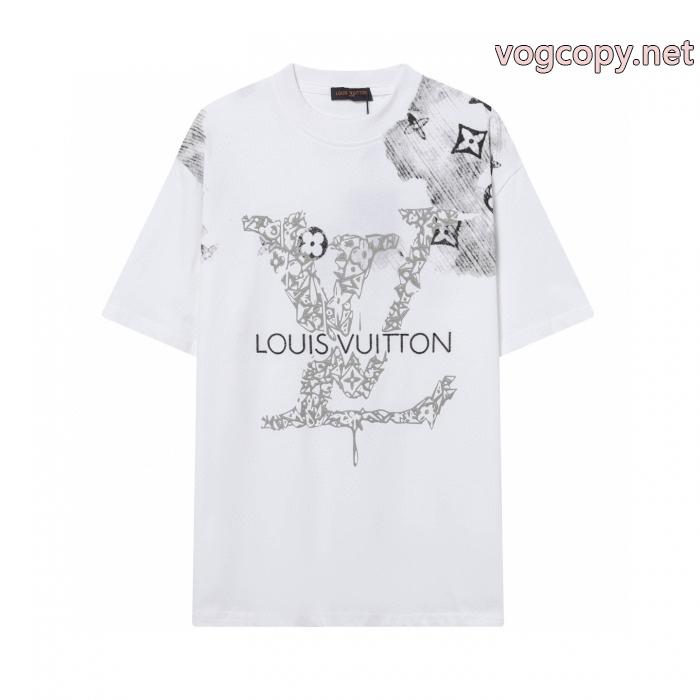半袖Tシャツ上品カジュアルな雰囲気に 適度な光沢感があり 大人可愛い通販 ブランドLOUIS VUITTON_0_2