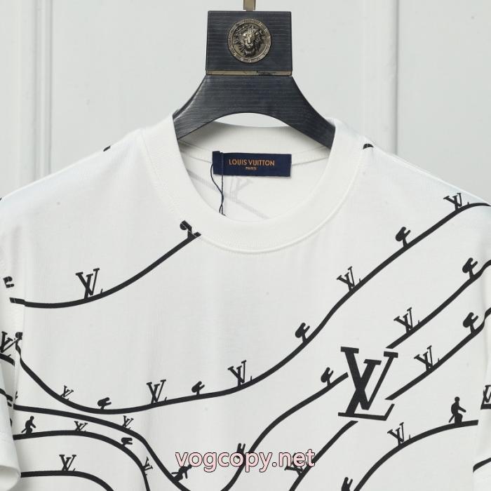 日本完売 2026限定色や海外限定 セール価格でお得　新作半袖Tシャツスーパー コピー 通販LOUIS VUITTON_0_1