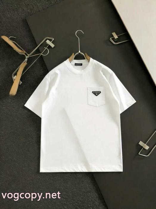 ブランド コピー ショップ大人の魅力 お得安い 最新で完売確実半袖TシャツPRADA_0_1