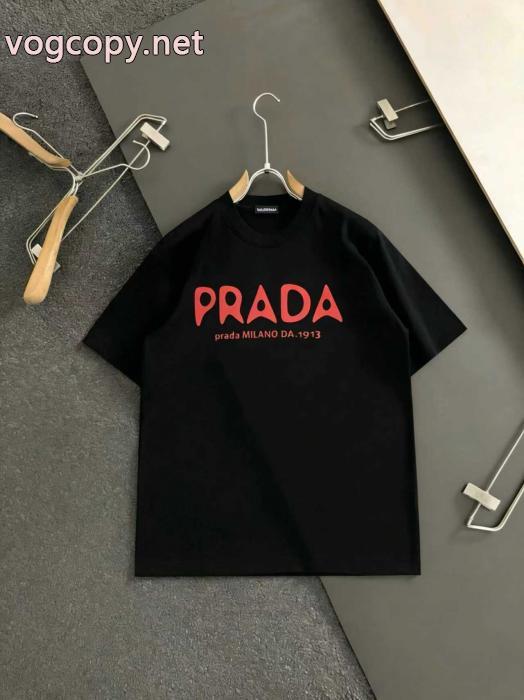 大人気☆NEW!!  今すぐ欲しい 目玉商品 ブランド 通販 激安半袖TシャツPRADA_0_3
