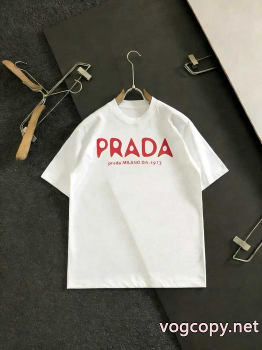 大人気☆NEW!!  今すぐ欲しい 目玉商品 ブランド 通販 激安半袖TシャツPRADA_0_4