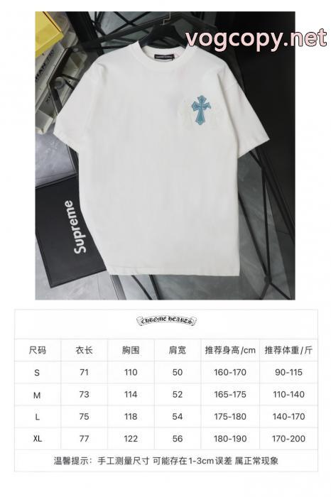 ブランド 激安CHROME HEARTS大好評 品質の高い クラシカルな雰囲気半袖Tシャツ_0_1