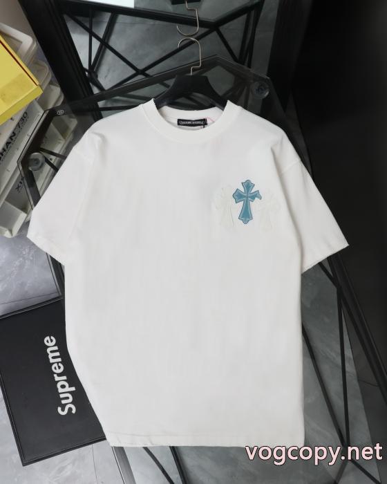 ブランド 激安CHROME HEARTS大好評 品質の高い クラシカルな雰囲気半袖Tシャツ_0_2