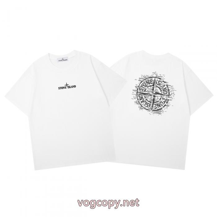 激安 通販 ブランド半袖Tシャツ肌触りが良い 型崩れしにくい 爆買い品質保証STONE ISLAND_0_1