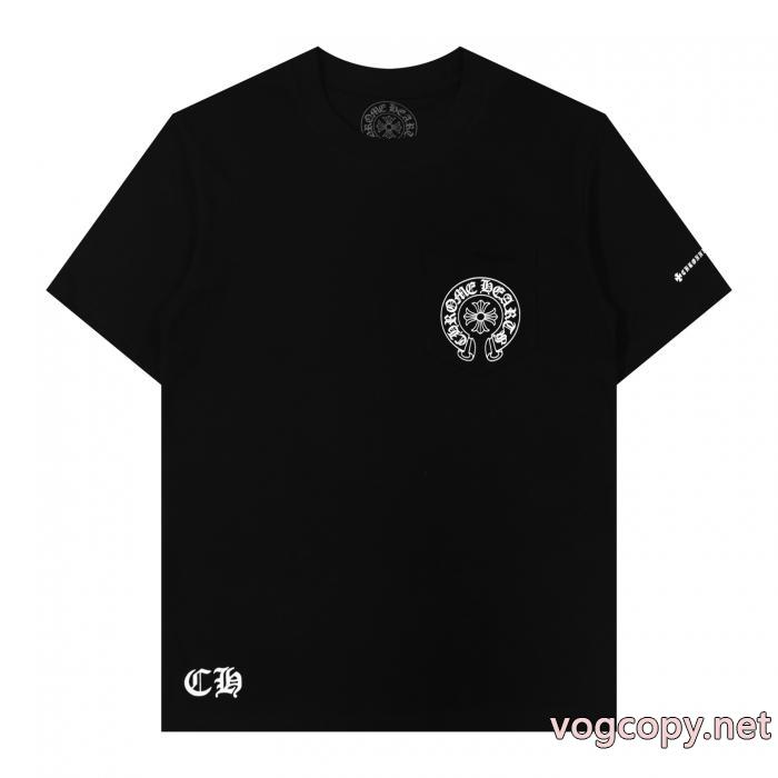 スーパー コピー  デザイン性の高い 多機能 トレンド感満載半袖TシャツCHROME HEARTS_0_4